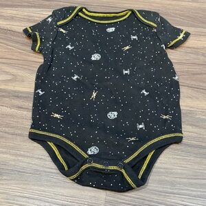 Star Wars Infant Galaxy Millennium Falcon Bodysuit One Piece Size 3-6 Months